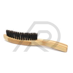 Natural Wooden Hair Brush For Men with Smooth handle