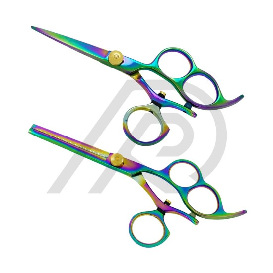 Swirl Thumb Professional Barber Scissors set