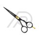 Black Barber Hair Cutting Shears – Detachable Finger Rest