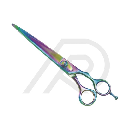 Professional Barber Scissor Long Cutting Edge Multicolored