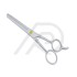 Mini serrated blade barber scissor