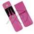 Eyelash Tweezers 2-Piece Set with Leather Case – Assorted Colors