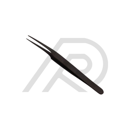 Eyelash Tweezers Black Plasma Coated