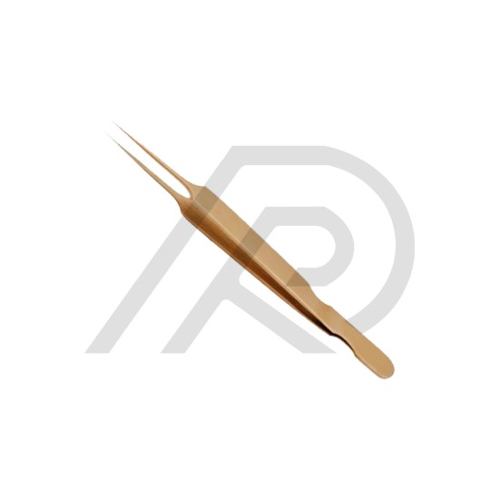Eyelash Tweezers Gold Plasma Coated