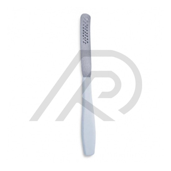 Smoth white handle nail buffer