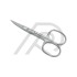 Curved lady nail scissors