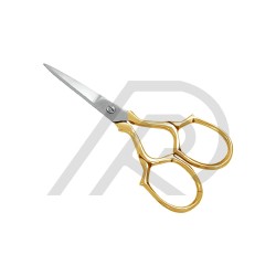 Large ring golden nail scissors