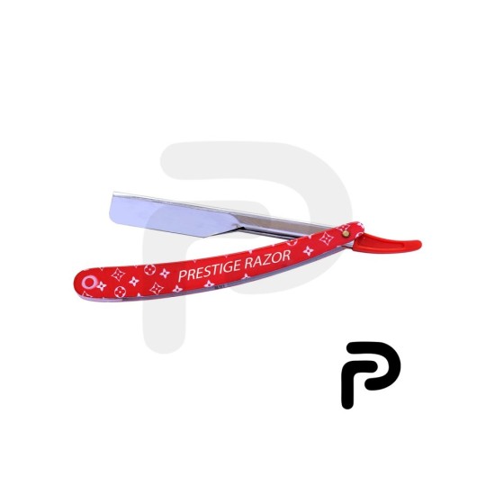 Red & Star Paper Coated Straight Shaving Razor