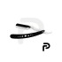 Black and Chrome Plated Straight Razor