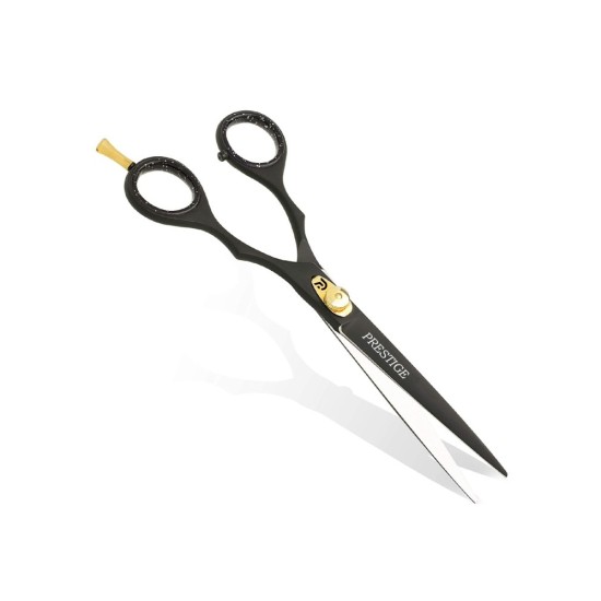 Black Barber Hair Cutting Shears – Detachable Finger Rest
