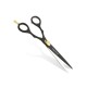 Black Barber Hair Cutting Shears – Detachable Finger Rest