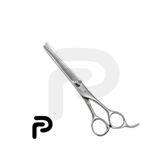 Slim blade barber scissor