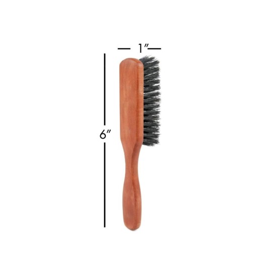 Boar Bristle Beard & Mustache Brush with Handle
