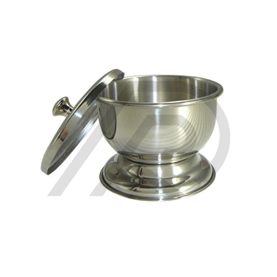 Stainless Steel Shaving Bowl with Lid