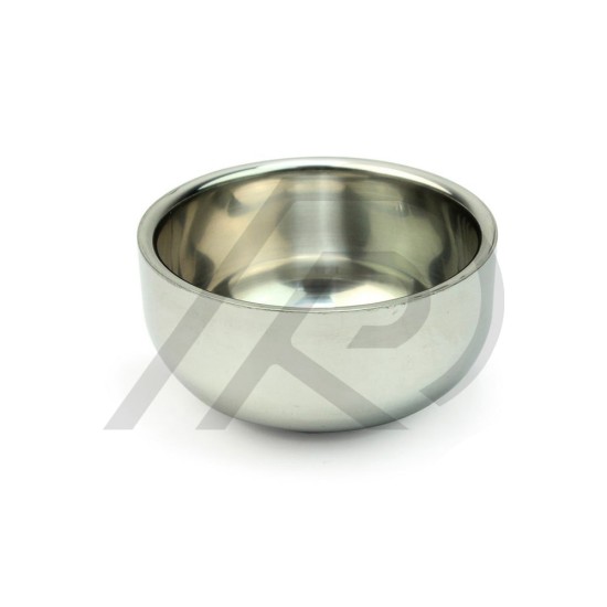 Men’s Stainless Steel Shaving Soap Cup – Durable & Shiny