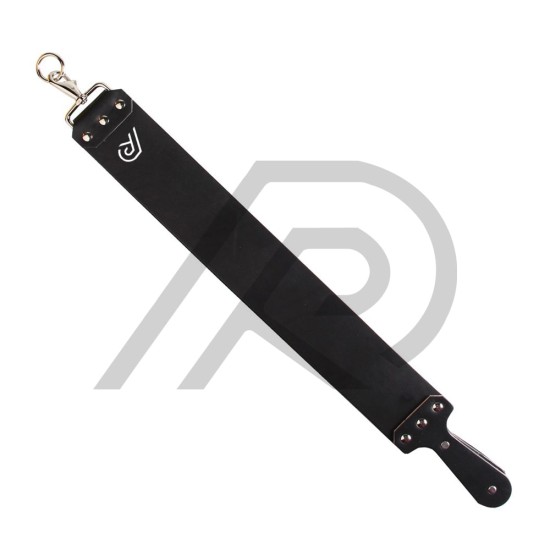 Black Leather Strop with Handle