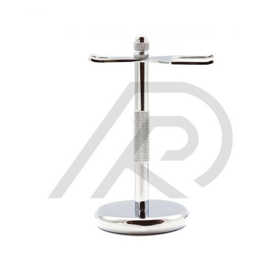 DE Safety Razor Stand Chrome and Black