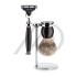 Professional Black/Chrome Shaving Set