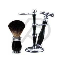 Badger Shaving Brush & Razor Kit with Case