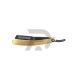 Barber Straight Razor Gold Black Fine Line