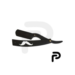 Mustache design straight razor for personal care