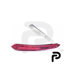 Straight Shaving Razor Natural wood Handle