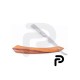 Straight Shaving Razor Natural wood Handle