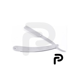 Straight Shaving Razor Stainless Steel Handle Satin Finish