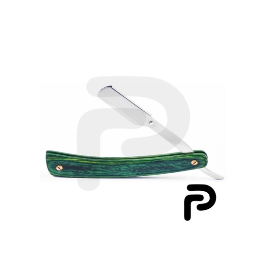 Wood handle Straight Razor replaceable blade