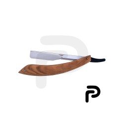 Wooden Handle Straight Razor